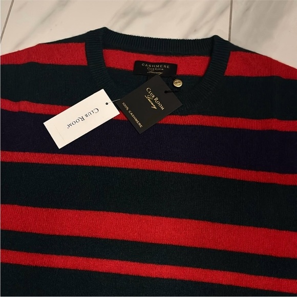 Men’s Club Room Camo Cashmere Sweater - Picture 2 of 4